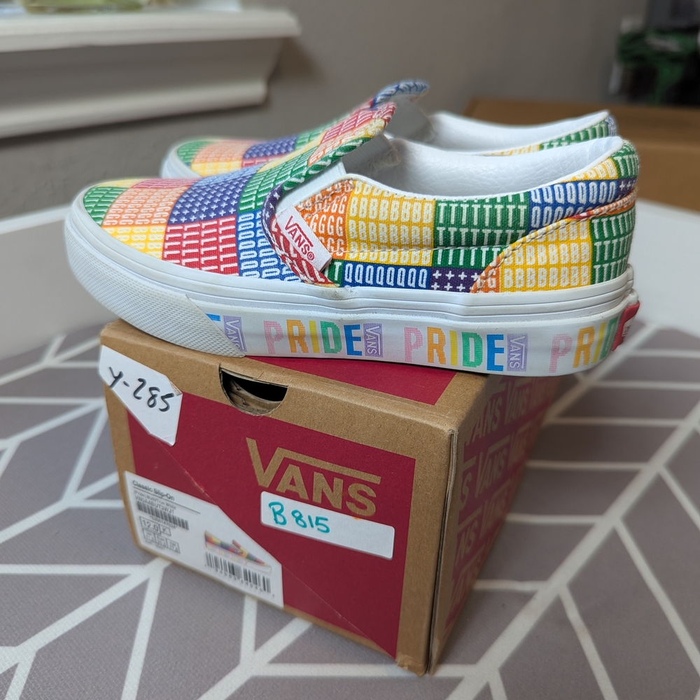 Vans Kids Pride Slip-On Sneakers - Multicolor
